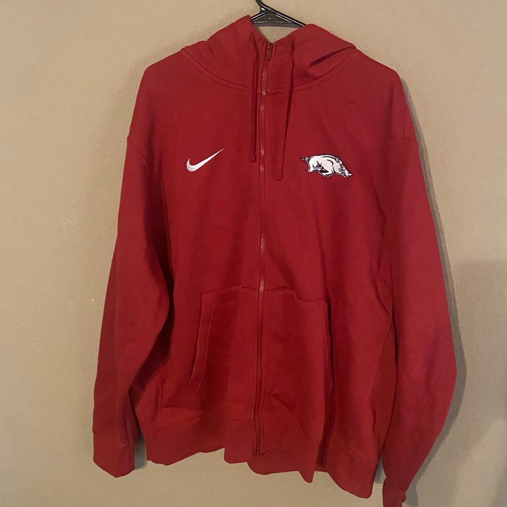 Arkansas Razorback zip up hoodie